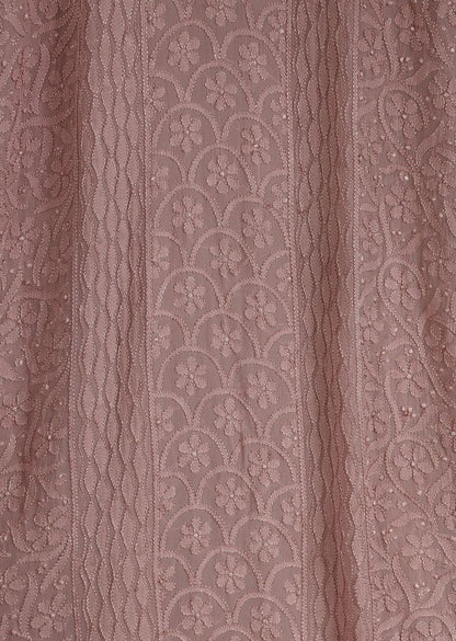 Firgun Sea Green Lucknowi Chikankari Viscose Georgette Kurta