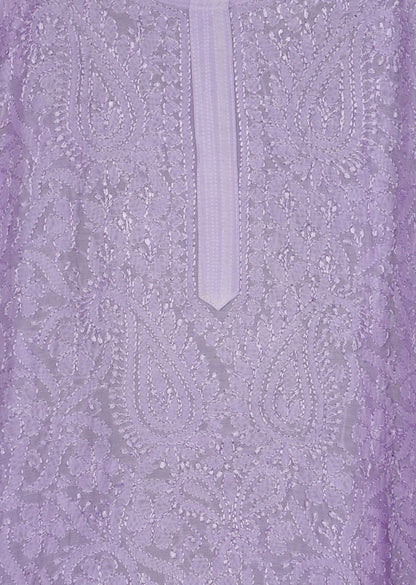 Firgun Lucknowi Chikankari Muslin Spaghetti Top